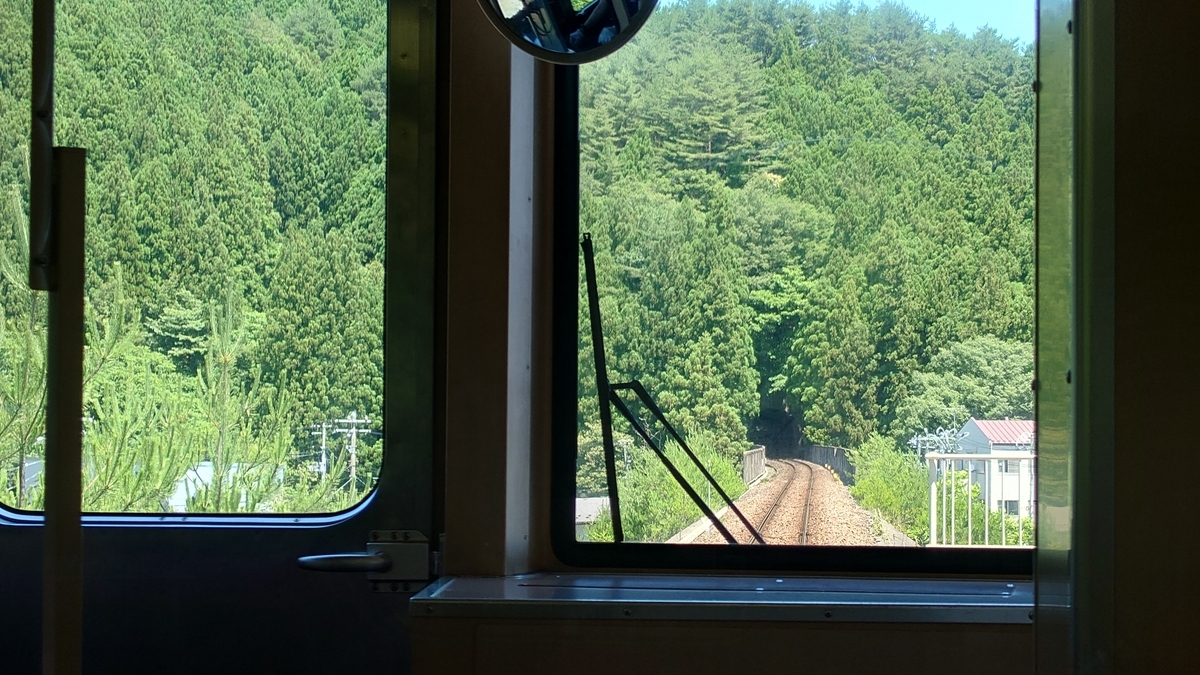 三陸鉄道リアス線 宮古行きからの車窓