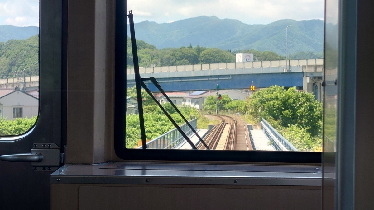 三陸鉄道リアス線 宮古行きからの車窓