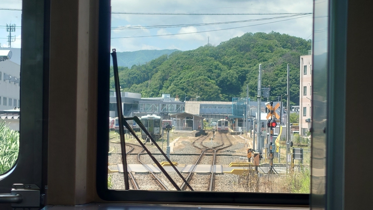 三陸鉄道リアス線 宮古行きからの車窓