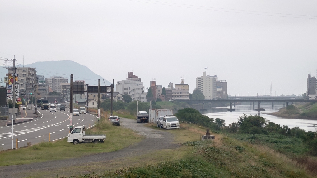 たかちほ号 熊本発延岡行 車窓