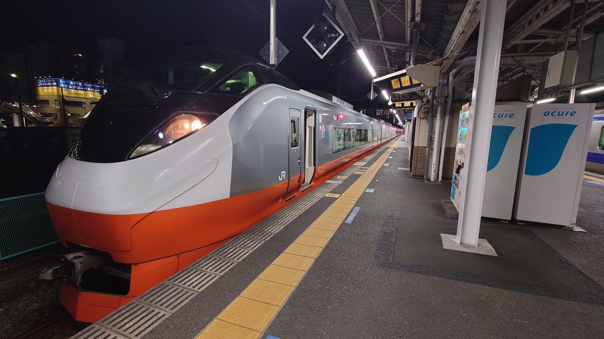 JR土浦駅 E653系塗装のE657系