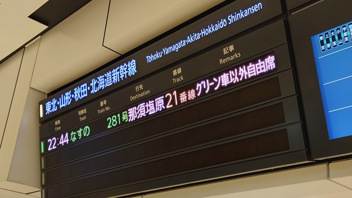 JR東京駅 改札口前の電光掲示板
