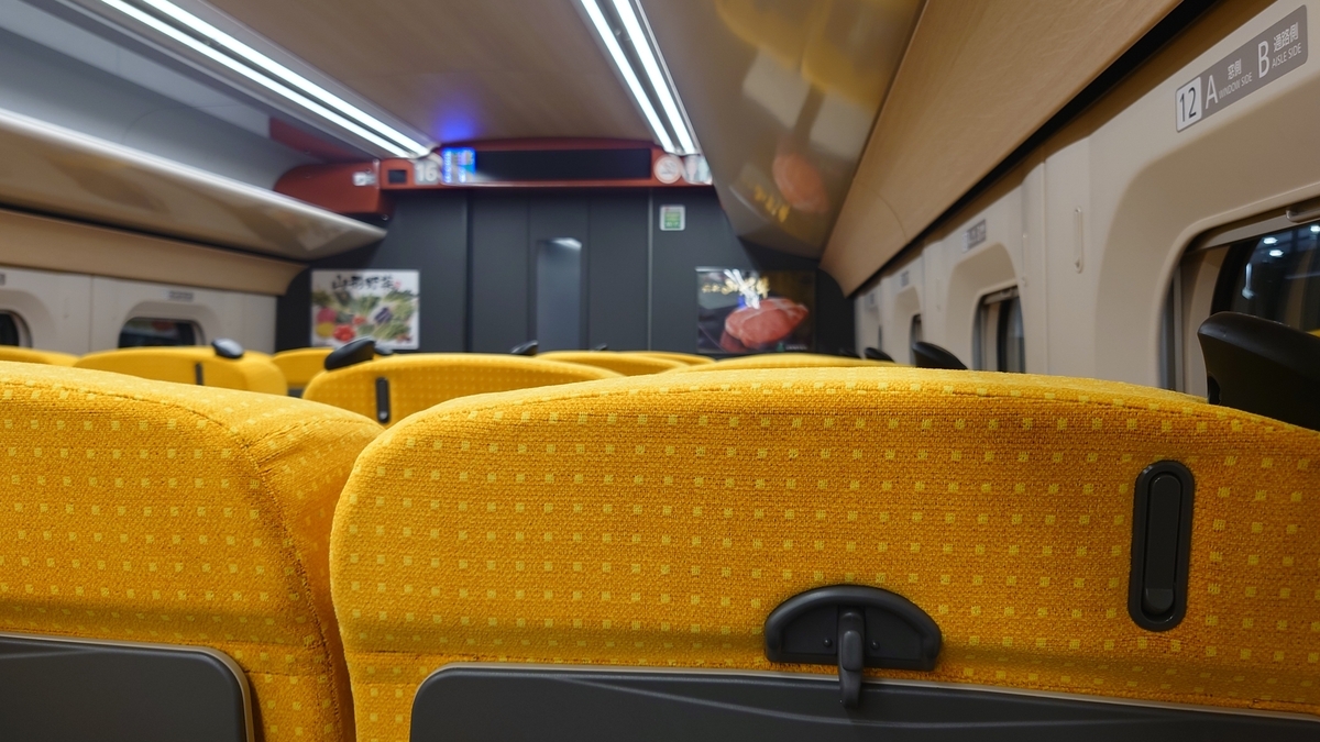 JR東京駅 なすの281号のE8系車両 普通車自由席