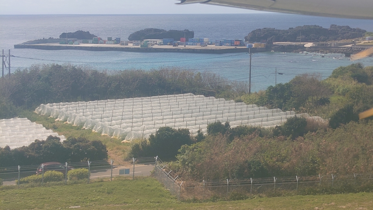 JAL3861便 与論空港付近