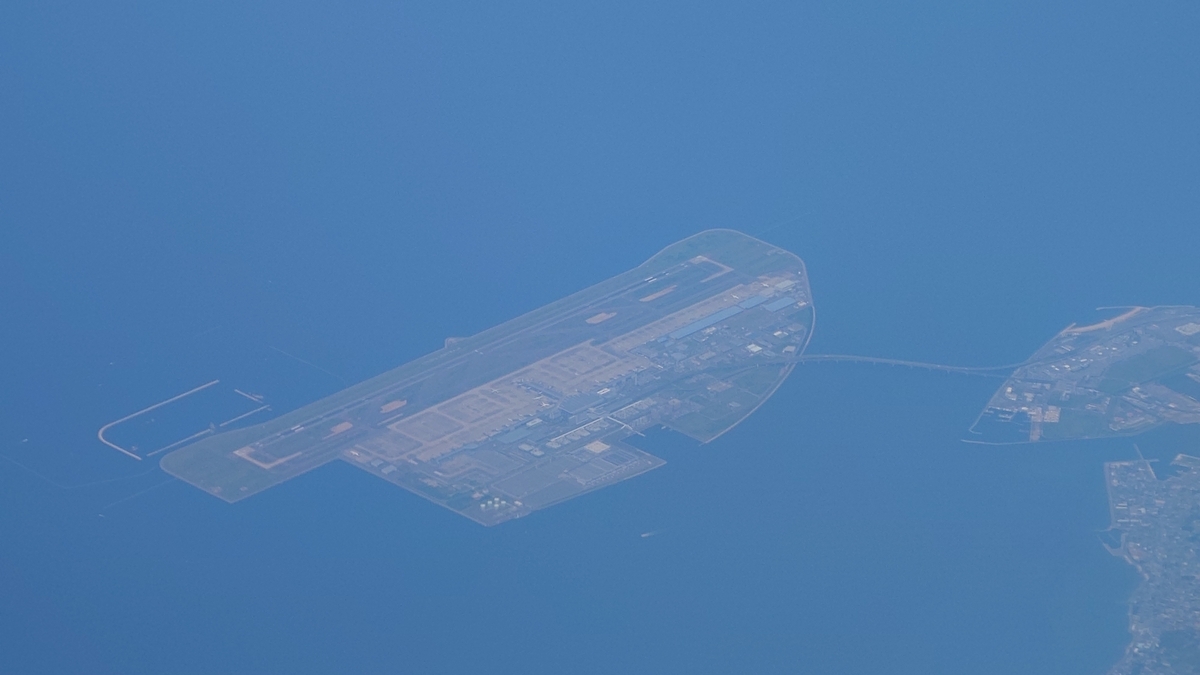 JAL645便 中部国際空港付近