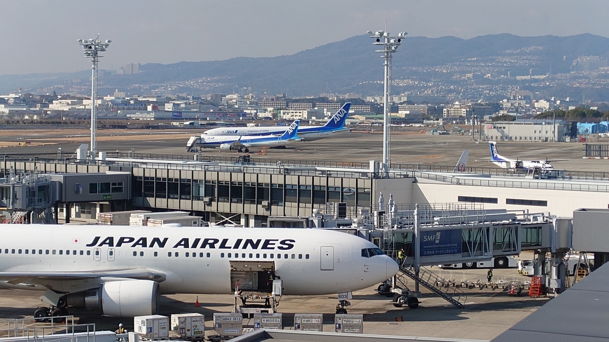 大阪(伊丹)空港 展望デッキから北方向