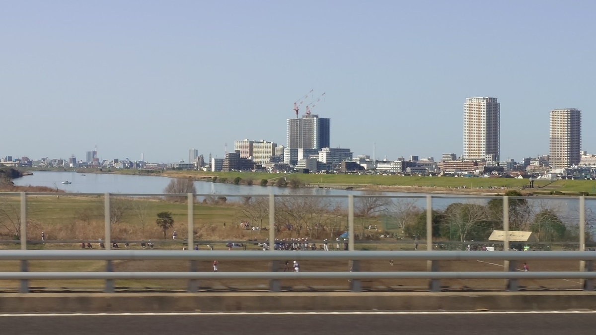 京葉道路 千葉県と東京都の都県境