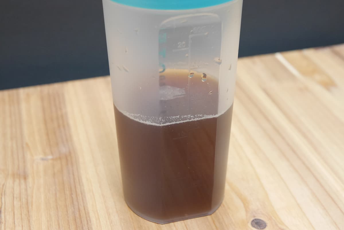 水に溶かしたBCAAアールグレイ