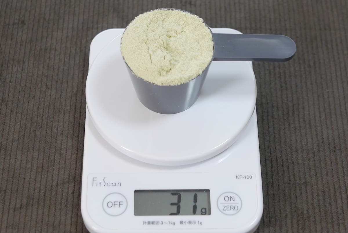 Impactホエイ 玄米茶ラテ 1杯約31g