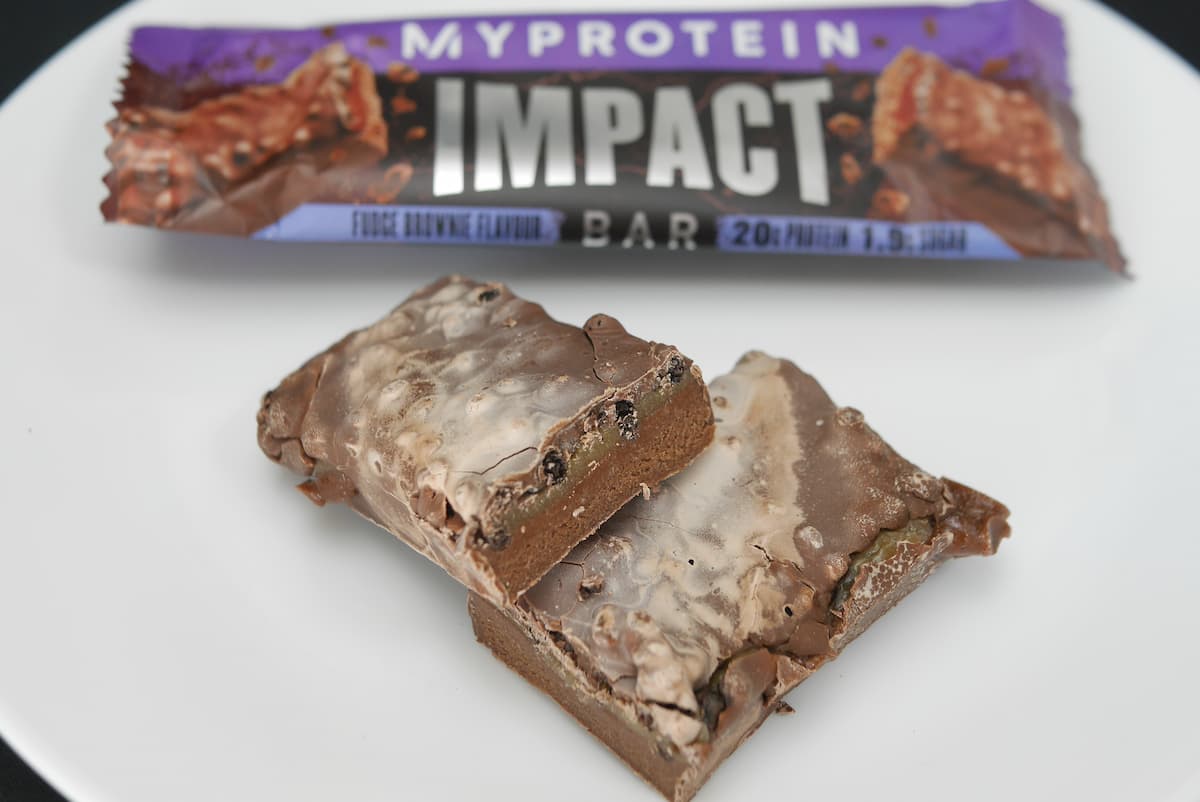 Impact プロテインバー ファッジブラウニーフレーバー