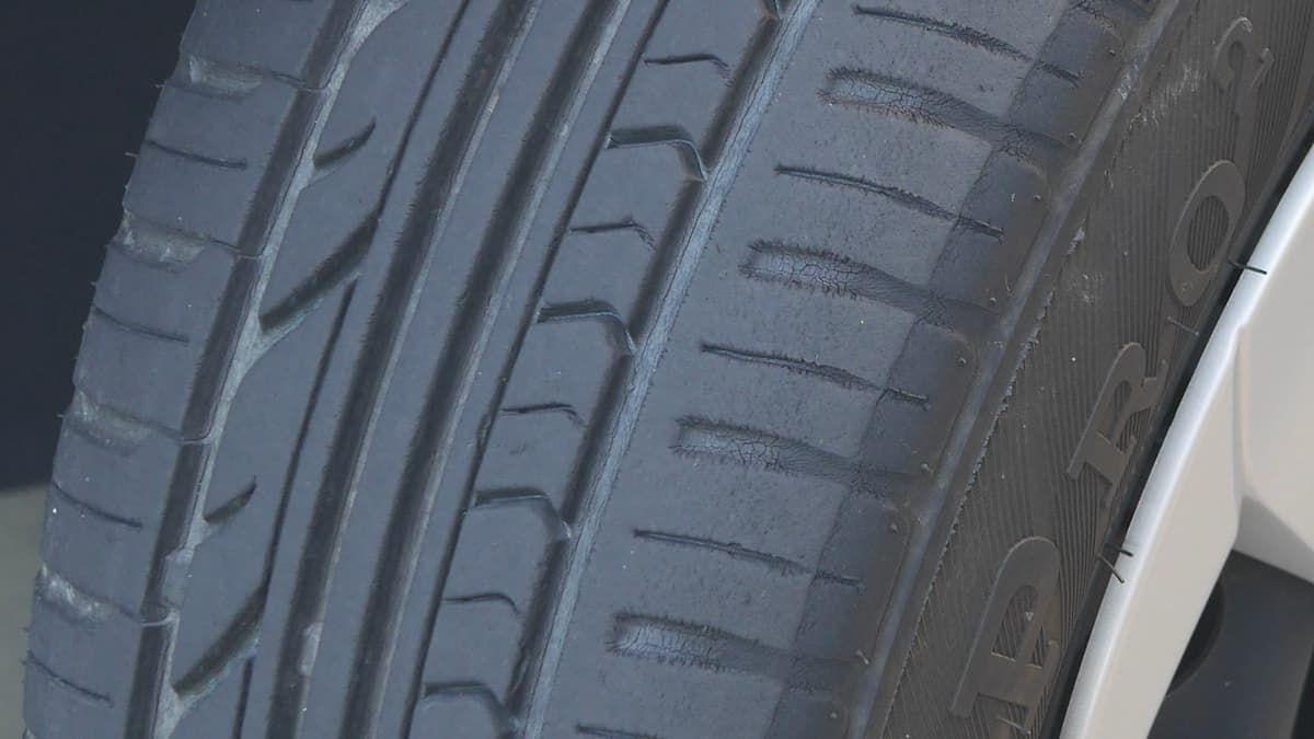 16,000km走行したRADAR Rivera Pro2のトレッド面