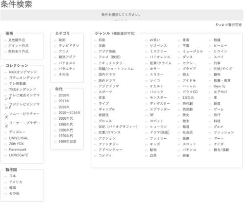 条件検索 条件検索