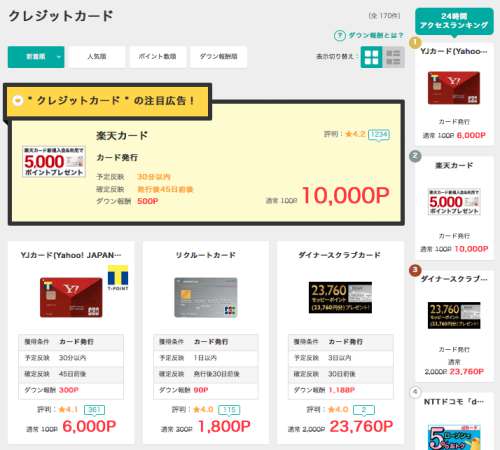 クレジットカード発行 クレジットカード発行