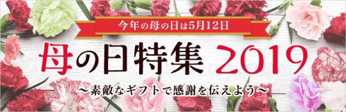 母の日特集♪母の日ギフトをお得に購入できるショップ多数掲載