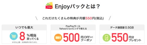 Enjoyパックとは