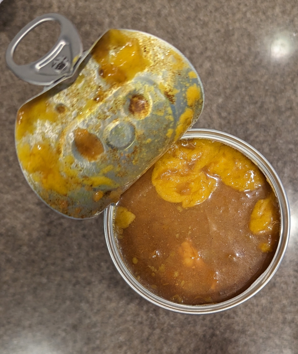 チキンカレーの缶詰3