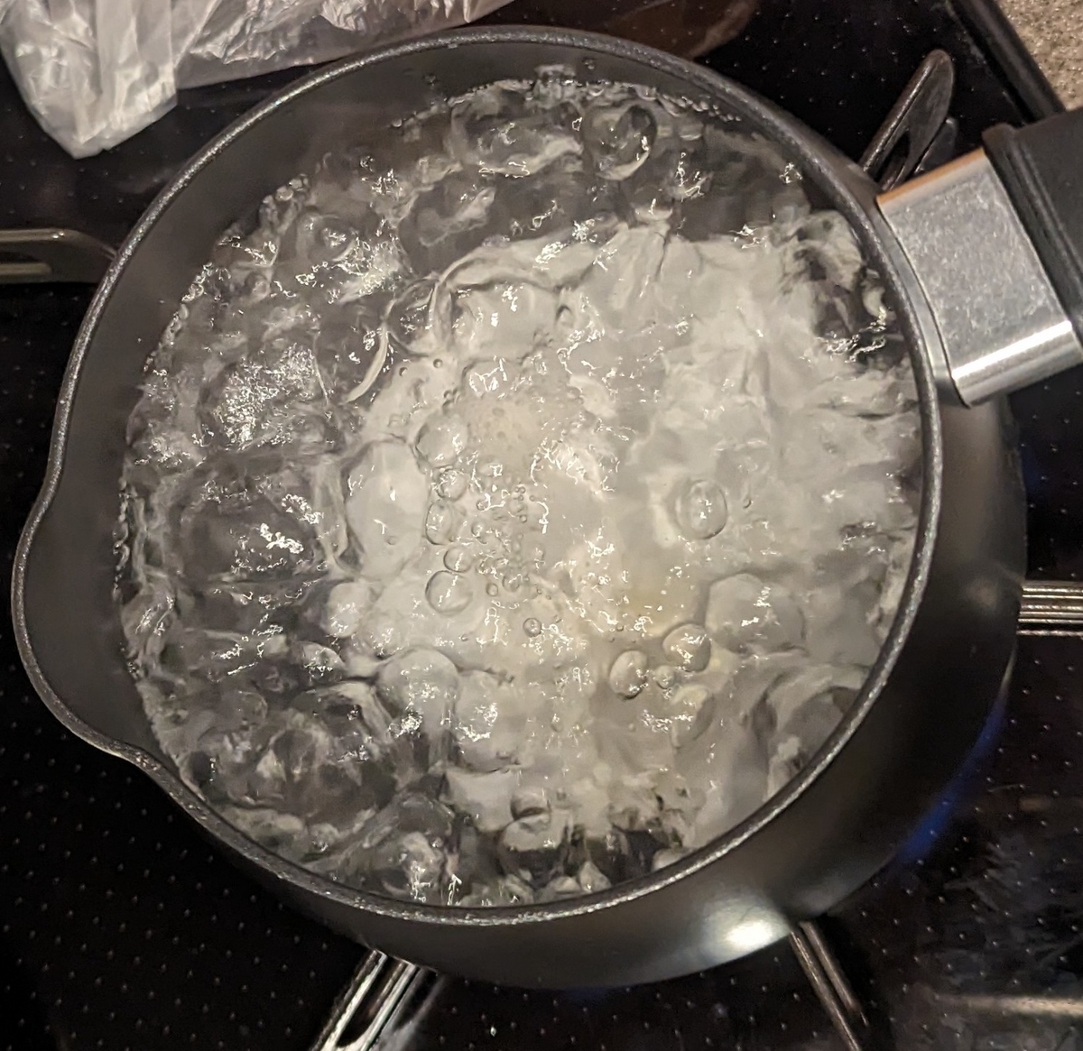 ホタテの貝殻を煮沸消毒