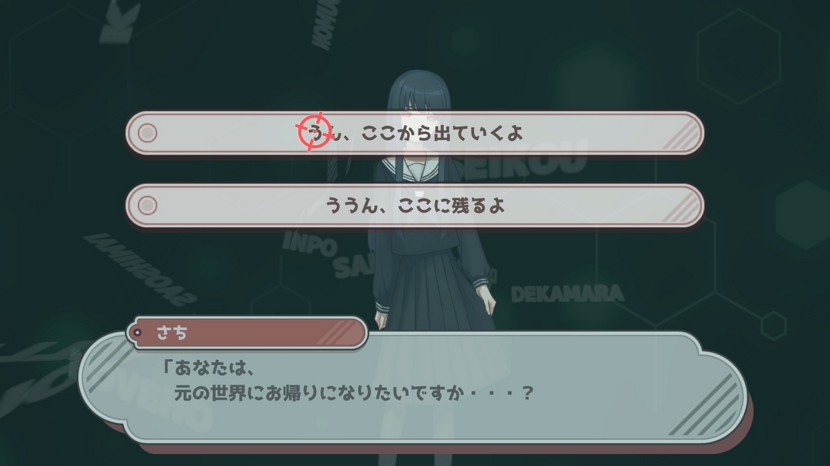 選択肢を撃ち抜く