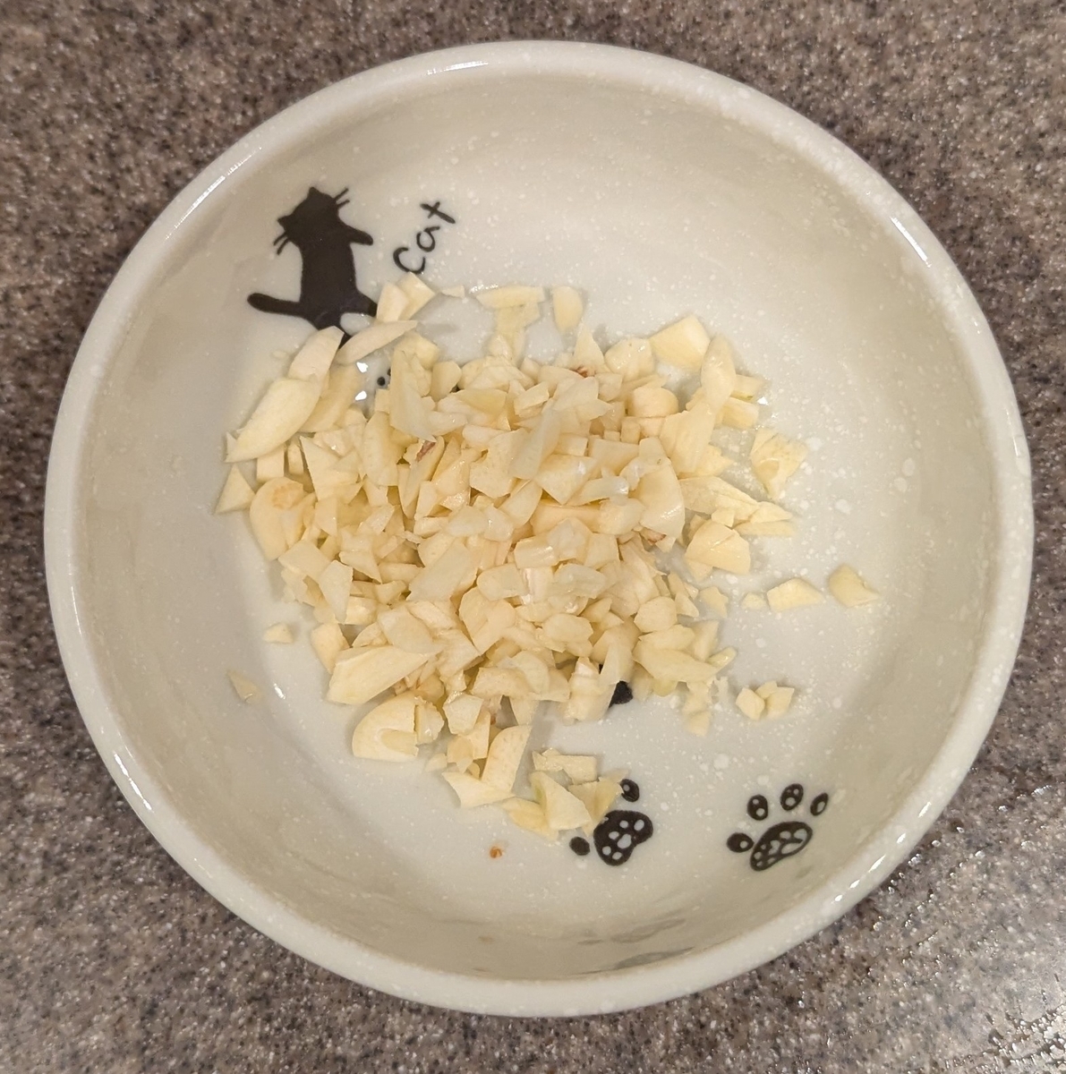 にんにくのみじん切り