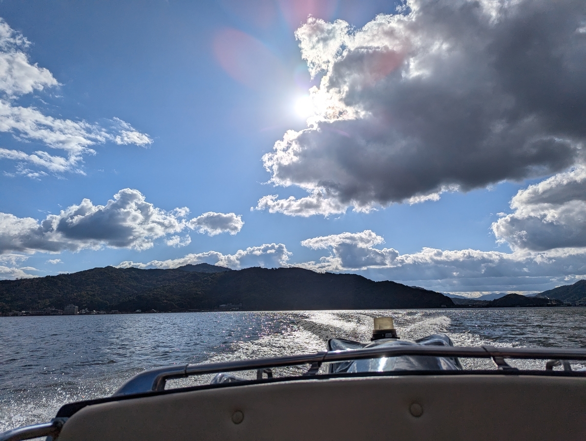 天橋立モーターボート②