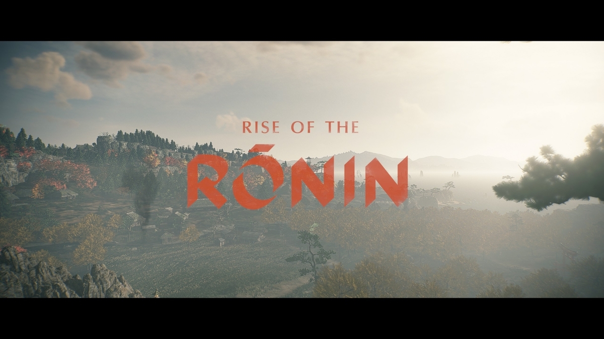 『Rise of the Ronin』タイトル画面