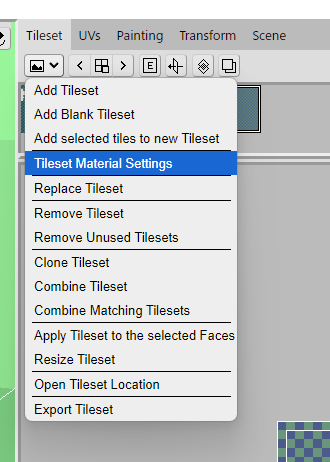 『Crocotile 3D』Tileset Material Setting ①