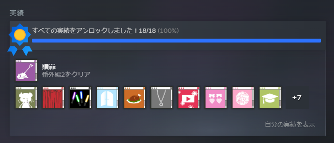 『中の人は誰』全実績解除