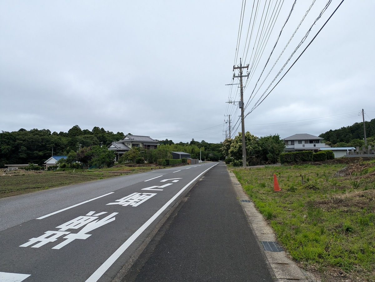平岡小前からドイツ村へ向かう途中