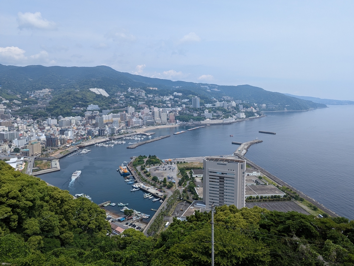 熱海城からの景色