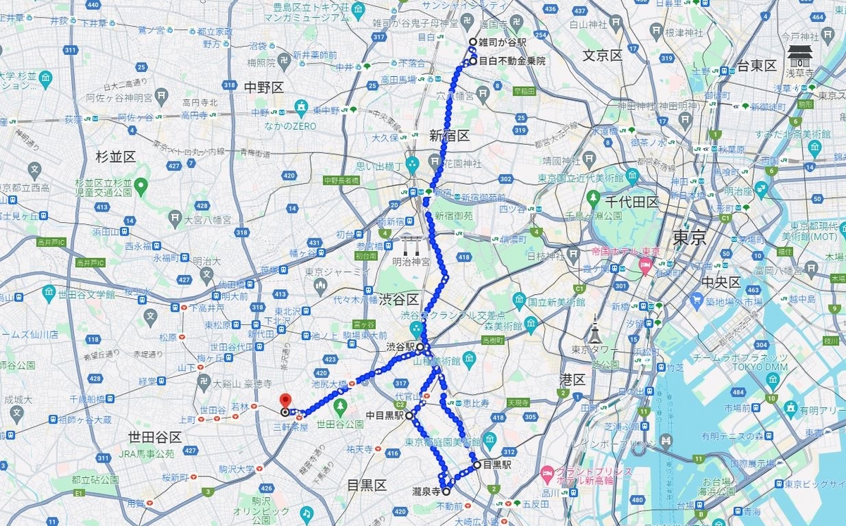 江戸五色不動のうちの目白・目黒・目青不動を訪ねる - bitterharvest's