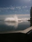 水族園建物横の噴水