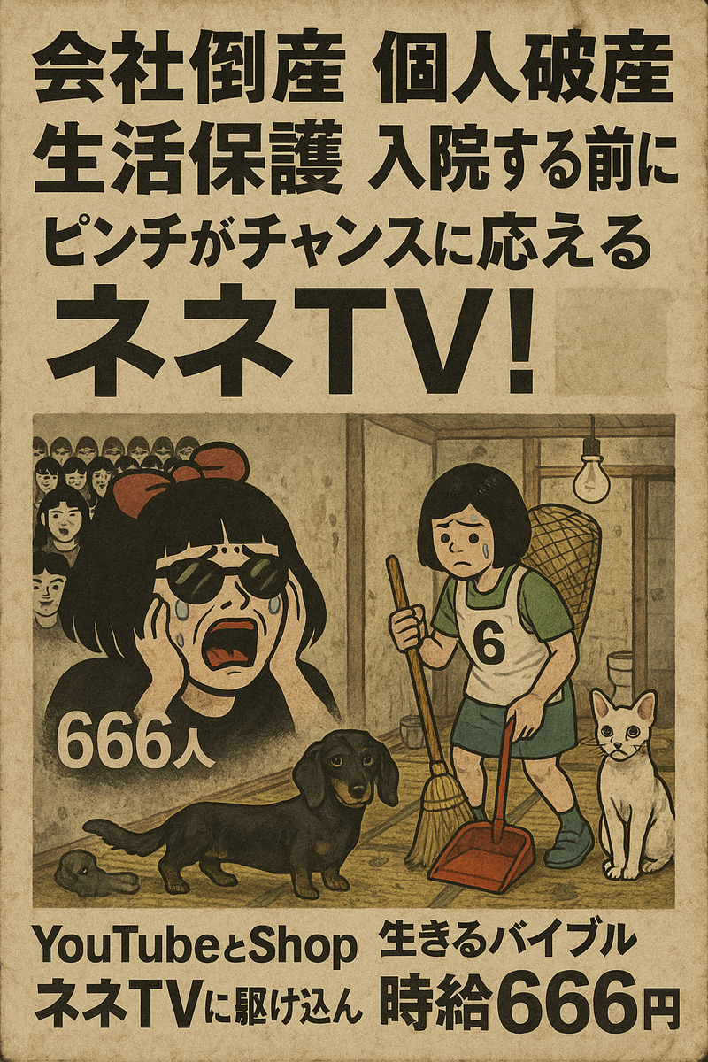 イバラの道を楽しんで妄想しながら克服したい方へのバイブルネネTV