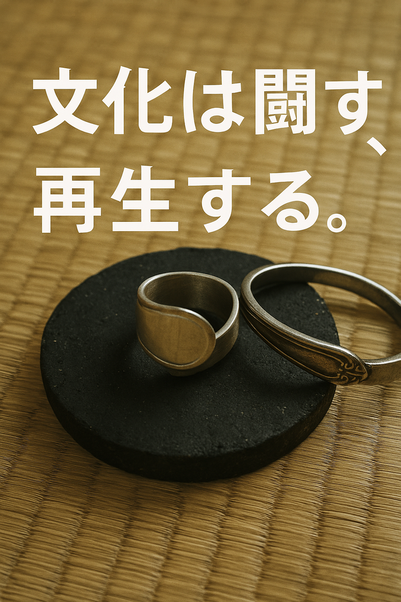 文化は戦わず再生する。の誤字加減も笑えるようになった😂