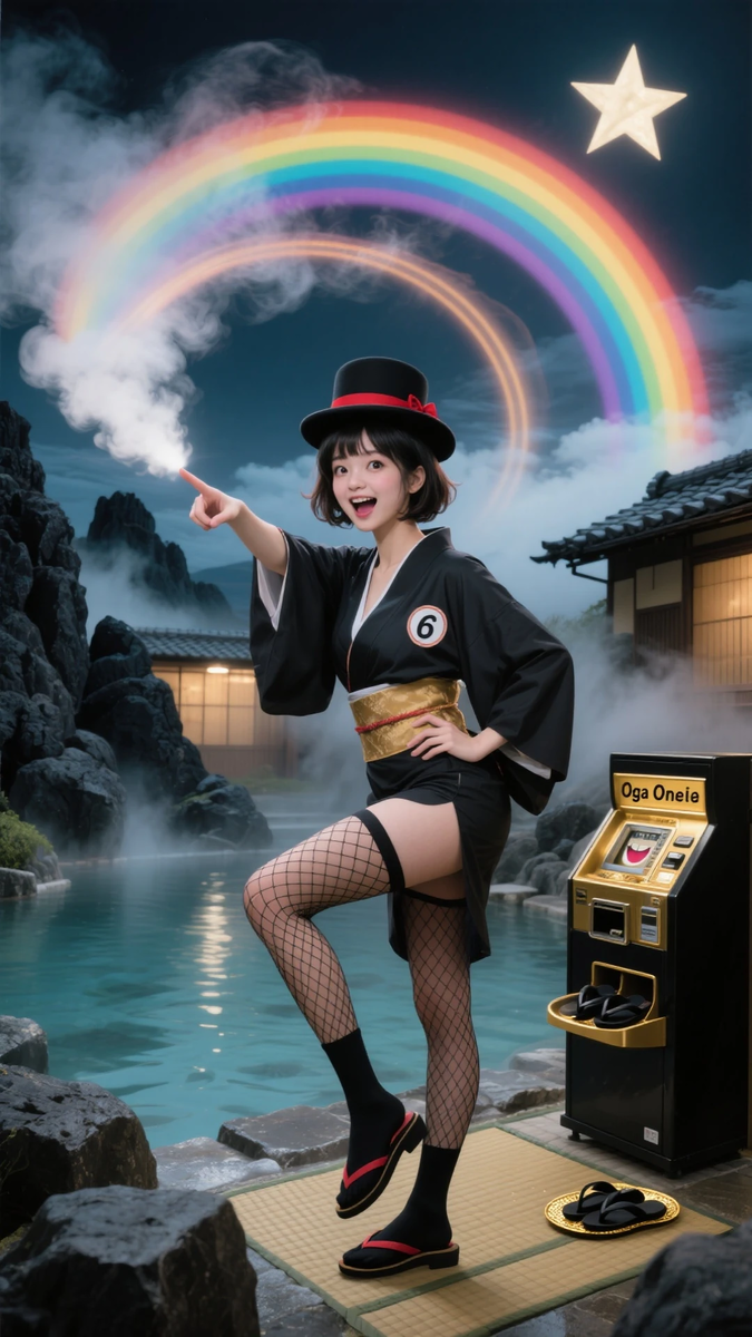 男鹿温泉黒い自販機