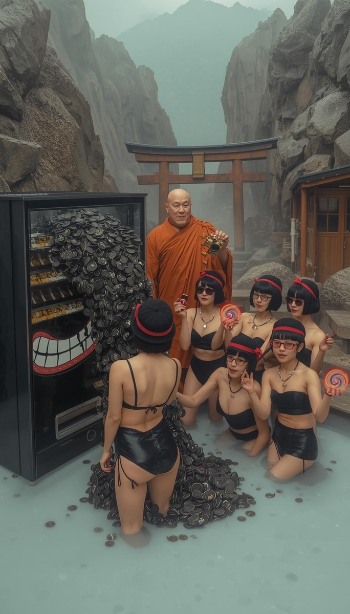 姥湯温泉の耽美な入口