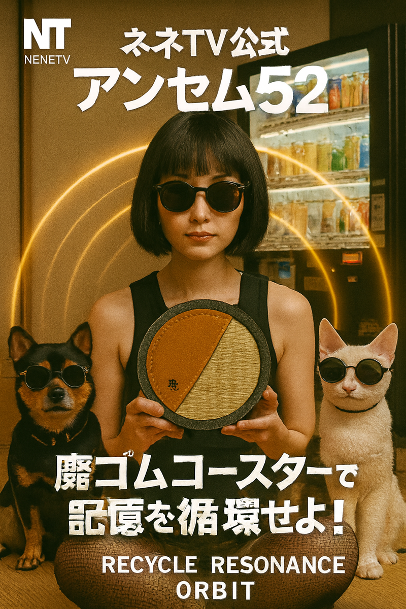 廃ゴムをコースターする活動