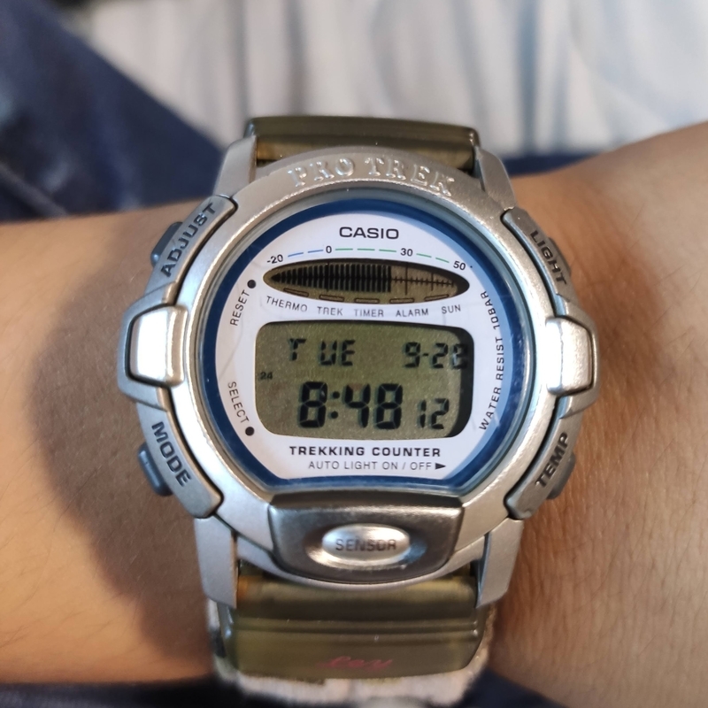 解説】CASIO PROTREK PRL-30 電池交換、時刻合わせ、温度校正