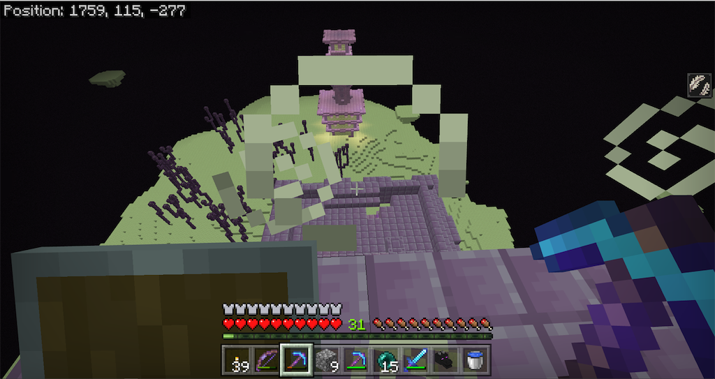 プレイ日記 Minecraft その57 アプデ前のあれこれ ゲーム熱中症