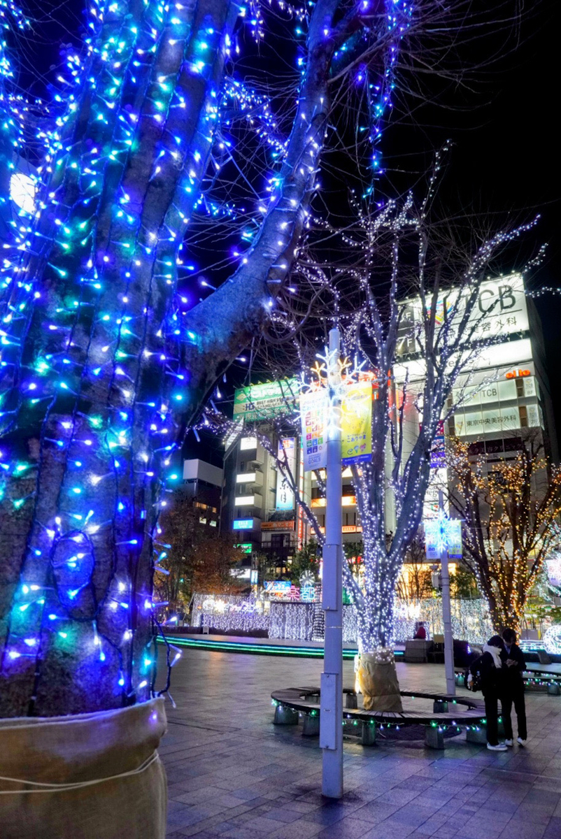 郡山駅前のイルミネーション