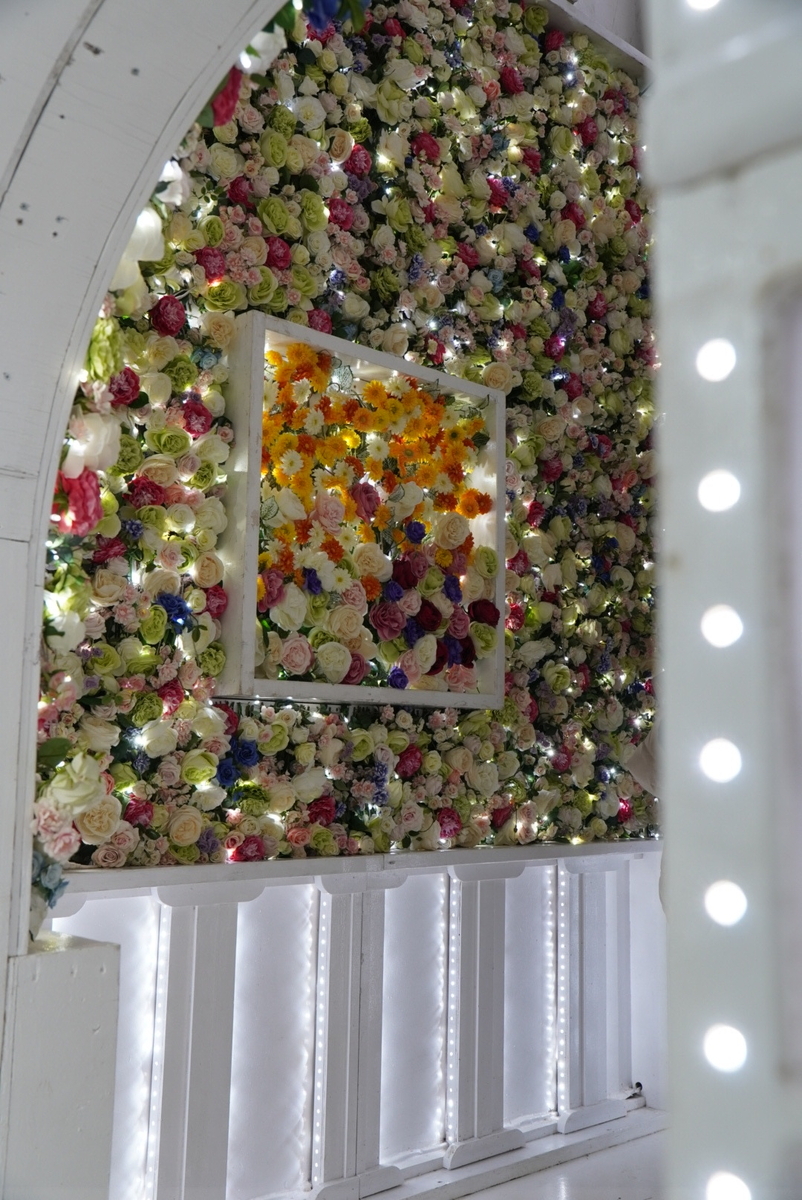 キャッスルの中はお花いっぱい！