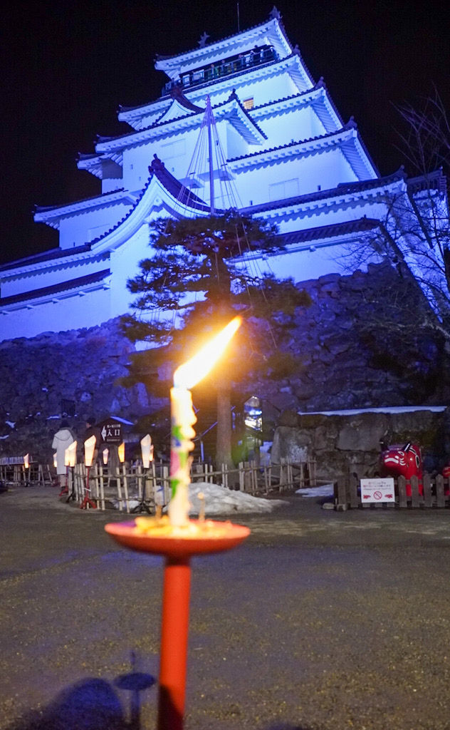 鶴ヶ城前の必ず撮るフォトスポット