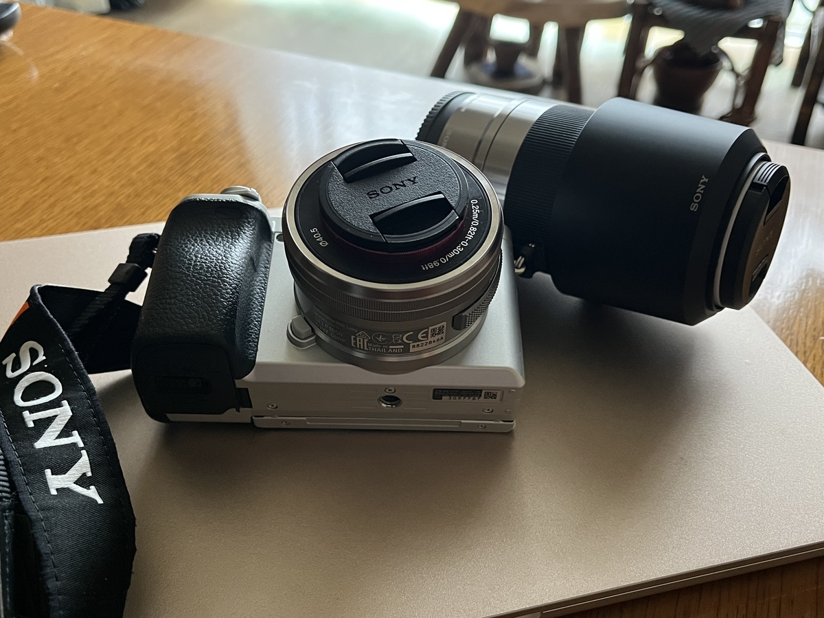 愛用のSONYα6400(パワーズームレンズ(小さい方)使用)
