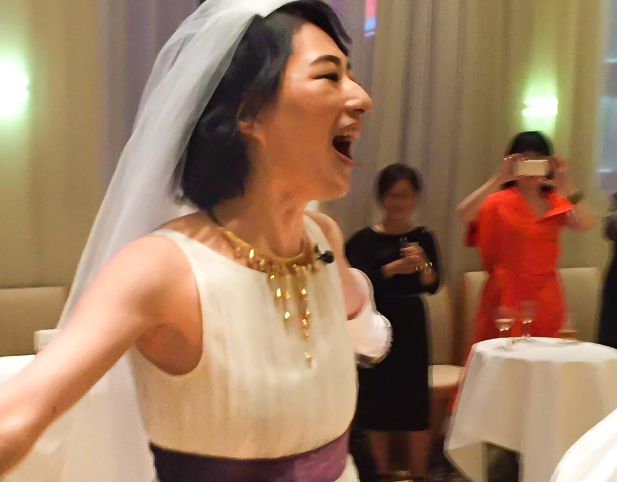 楽しさのあまり開放的になる筆者