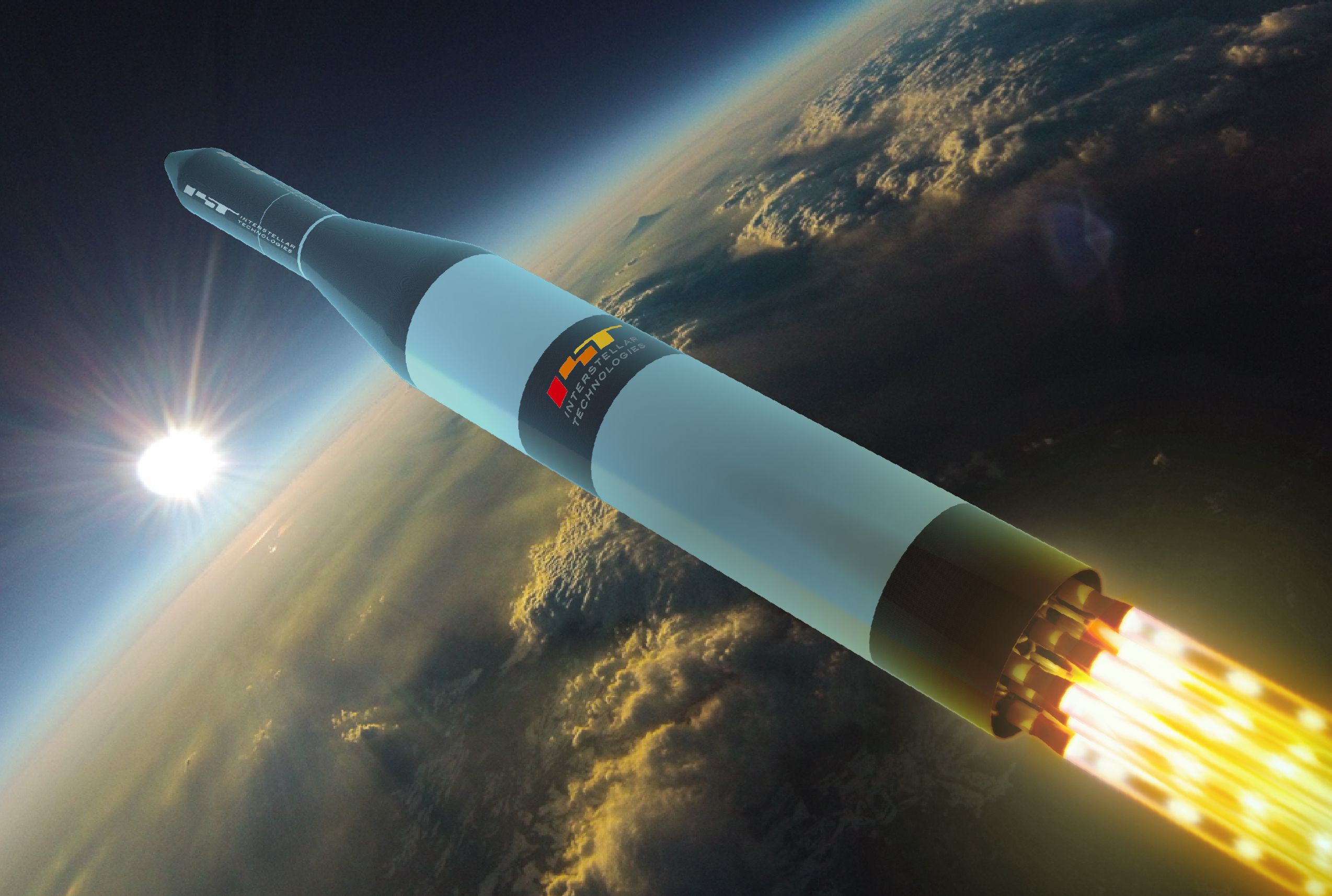 軌道投入ロケット(CGイメージ)