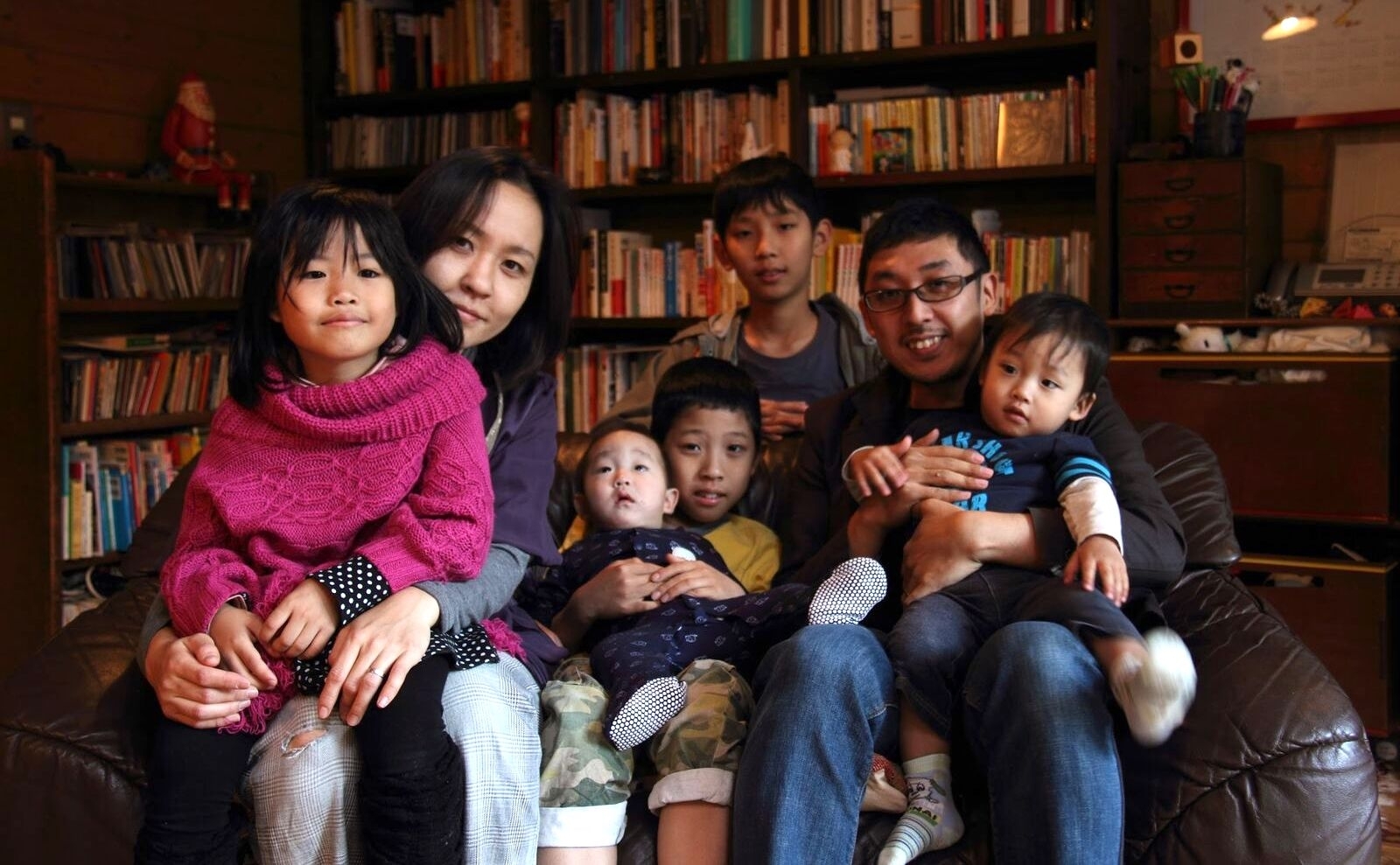 この間に子供が増えて5人になった