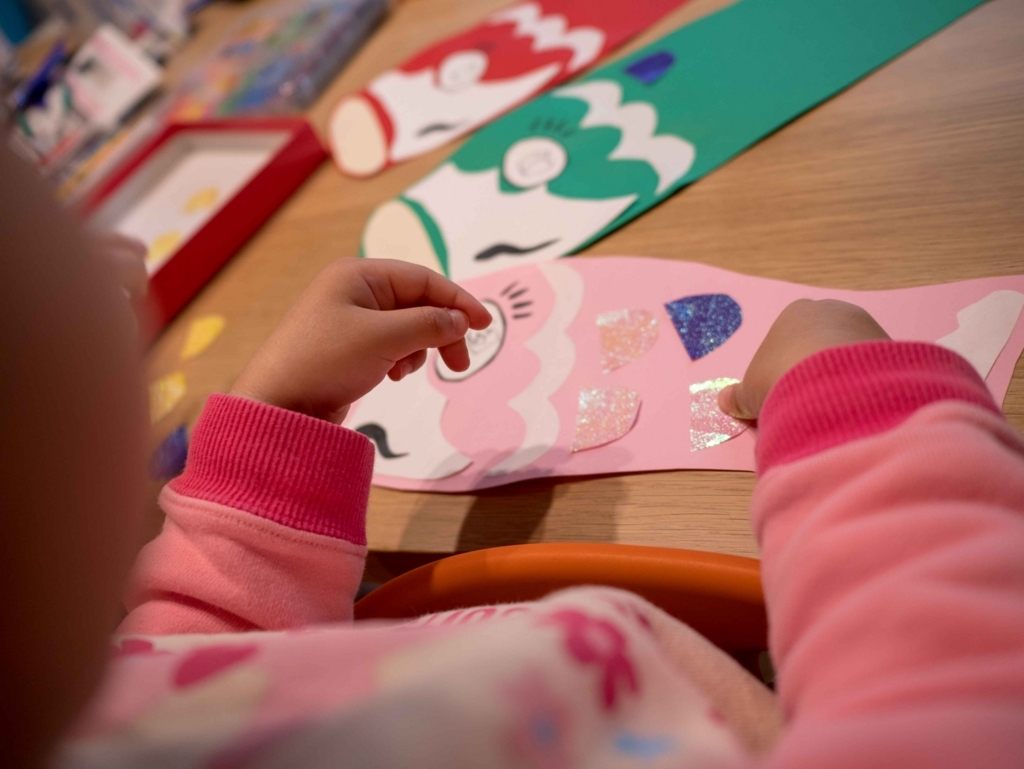 子どもの日に向けて「絵」を書こう