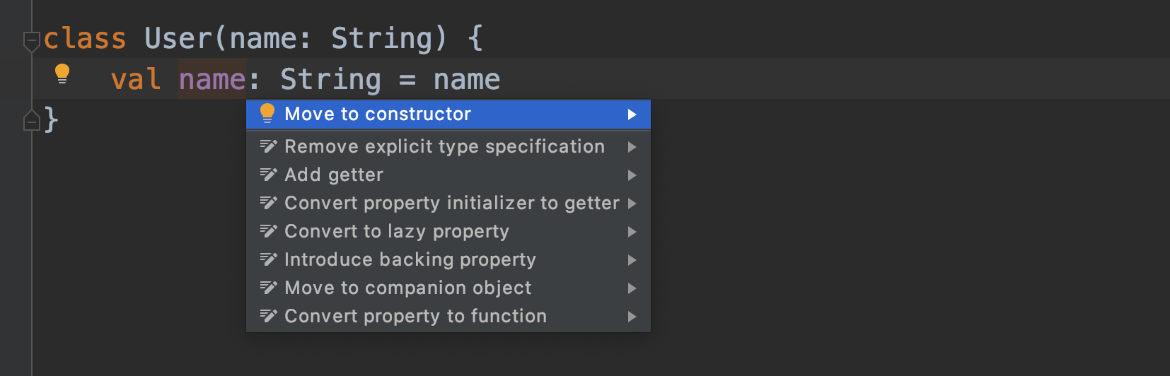 IntelliJ IDEAのKotlin記述サポート3