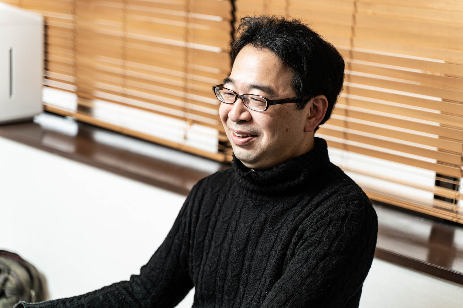 吉羽龍太郎さんの笑顔