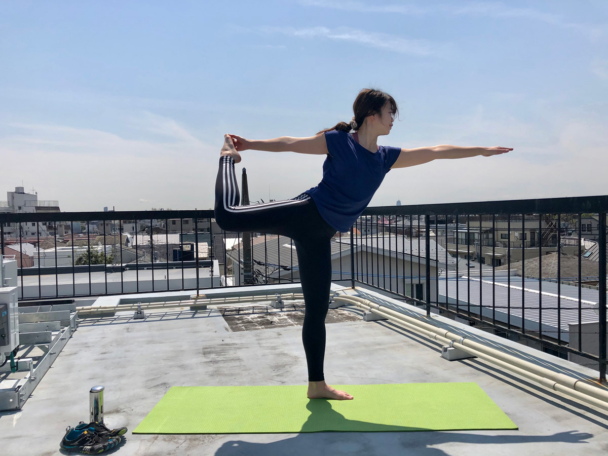 屋上や庭があればヨガなどをするのも○