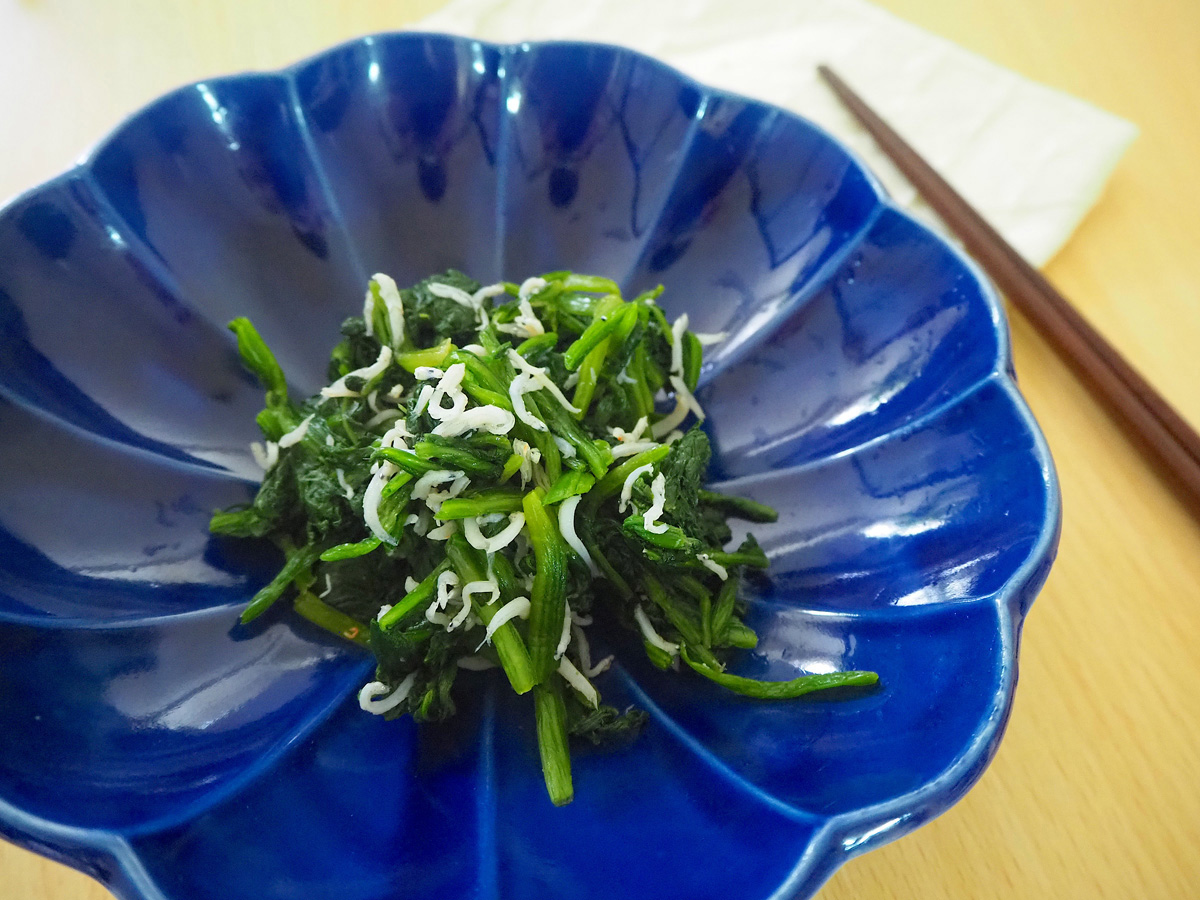 ほうれん草のしらす和え